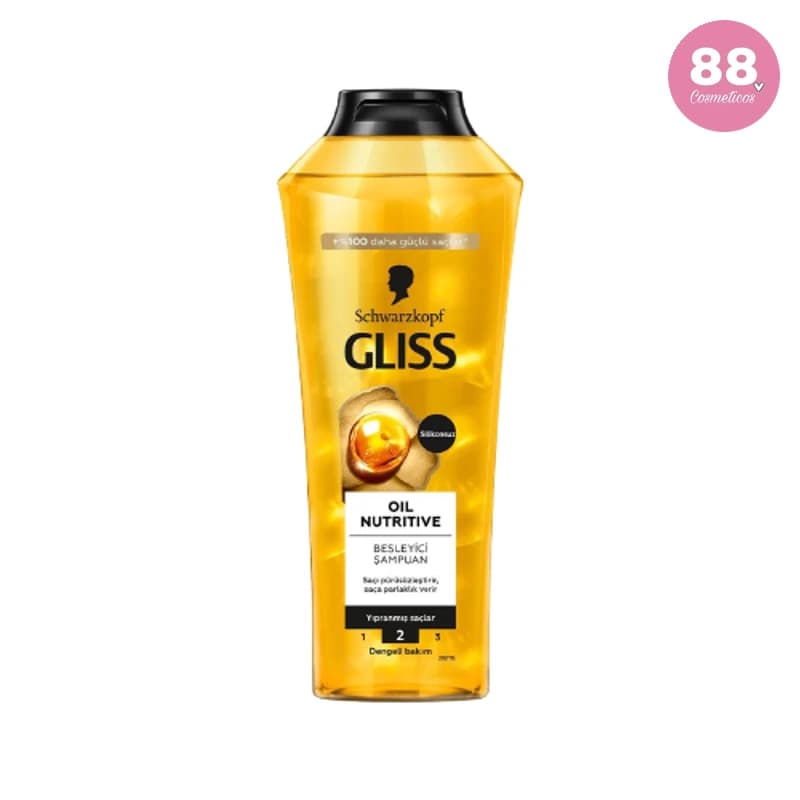 شامپو گلیس طلایی مدل Gliss Oil Nutritive حجم 500 میل