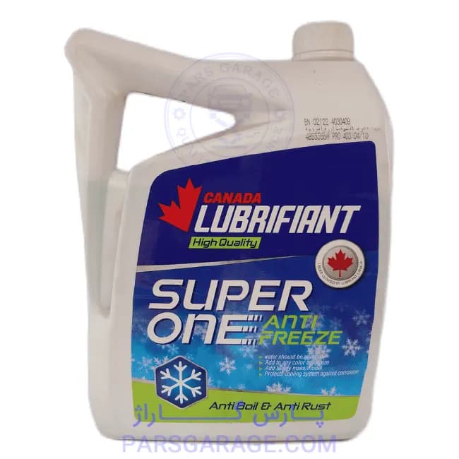 سوپر ضد یخ ضد جوش چهار Super One لوبریفنت Lubrifiant حجم 4لیتر