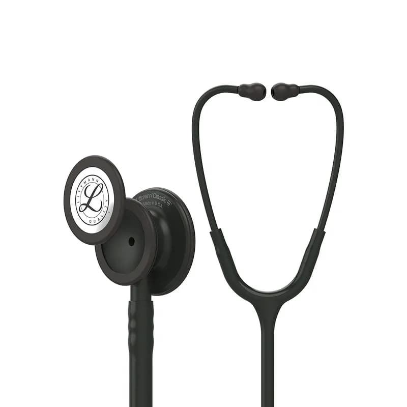 گوشی پزشکی لیتمن مدل کلاسیک 3 رنگ فول مشکی 5803 | Littmann Classic iii 5803