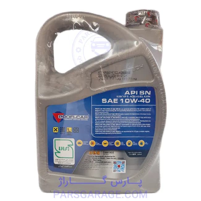 روغن موتور SN پروفی کار Proficar حجم 4 لیتر 10W-40 — تصویر ۲
