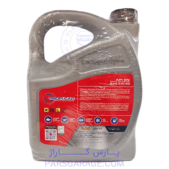 روغن موتور SN پروفی کار Proficar حجم 5 لیتر 5W-40 — تصویر ۲