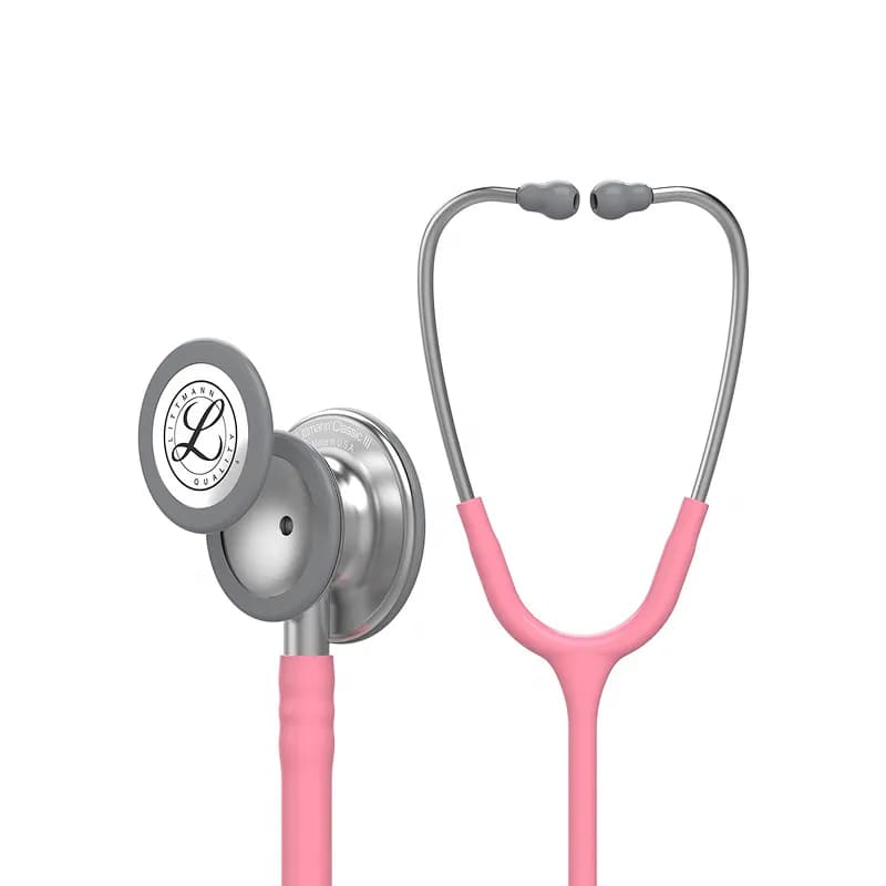 گوشی پزشکی لیتمن مدل کلاسیک 3 رنگ صورتی 5633 | Littmann Classic iii 5633