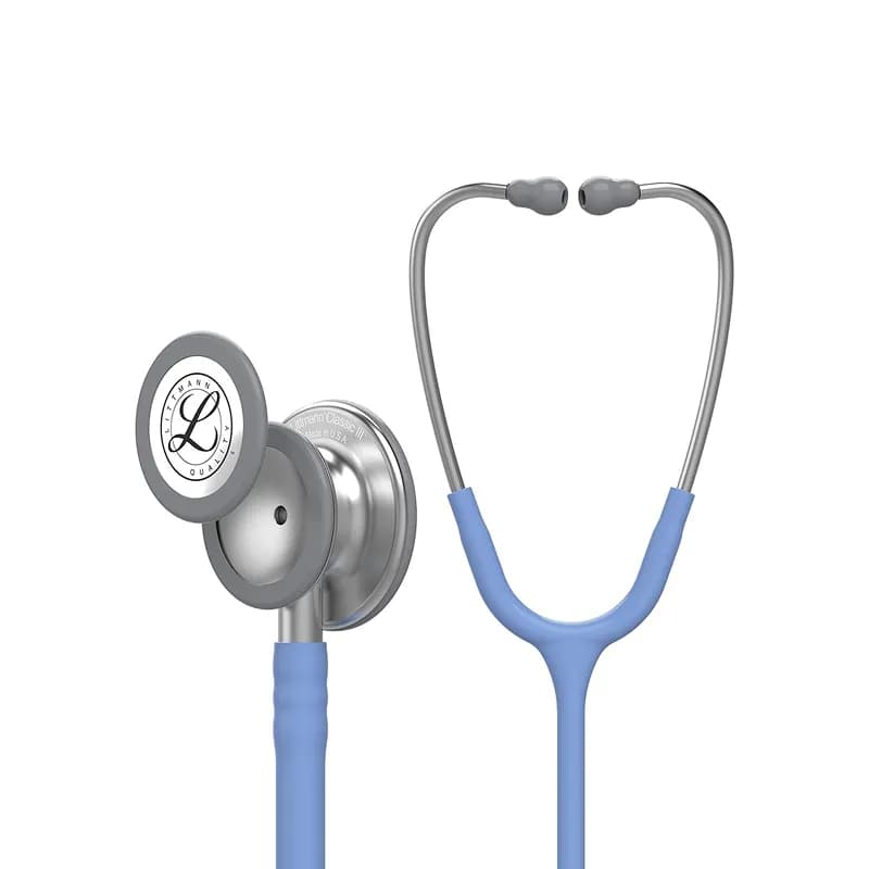 گوشی پزشکی لیتمن مدل کلاسیک 3 رنگ آبی یخی 5630 | Littmann Classic iii 5630