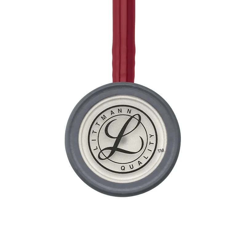 گوشی پزشکی لیتمن مدل کلاسیک 3 رنگ زرشکی 5627 | Littmann Classic iii 5627 — تصویر ۴