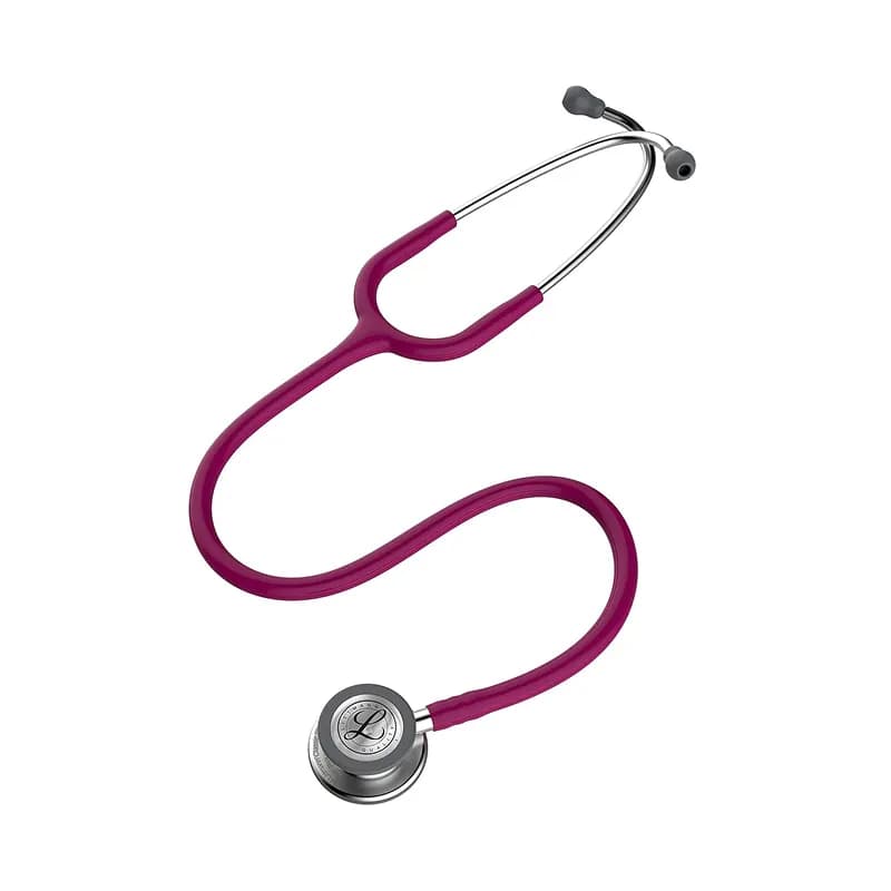 گوشی پزشکی لیتمن مدل کلاسیک 3 رنگ تمشکی 5626 | Littmann Classic iii 5626 — تصویر ۳