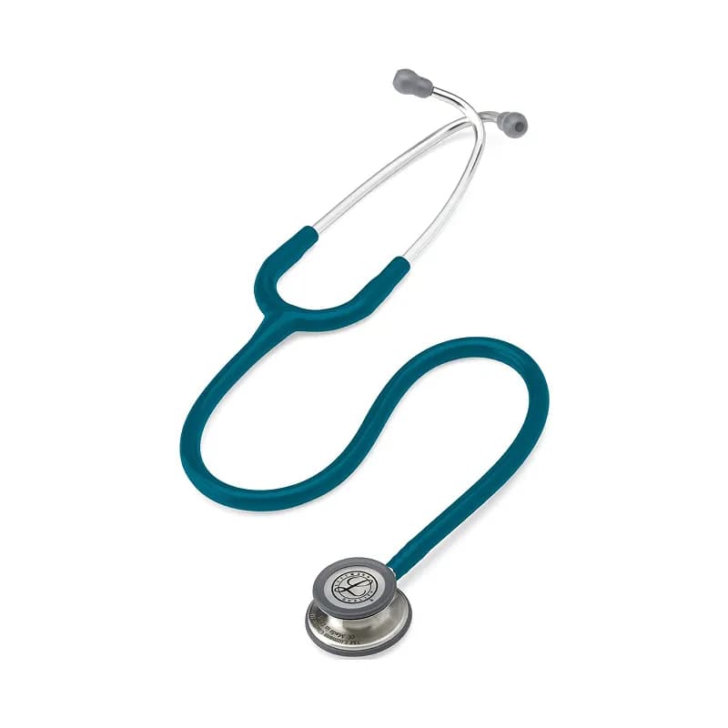 گوشی پزشکی لیتمن مدل کلاسیک 3 رنگ آبی کاربنی ساده 5623 | Littmann Classic iii 5623 — تصویر ۳
