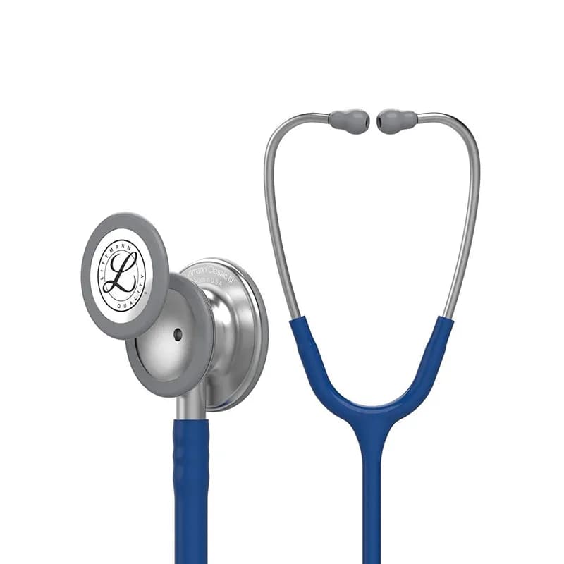 گوشی پزشکی لیتمن مدل کلاسیک 3 رنگ سرمه ای ساده 5622 | Littmann Classic iii 5622