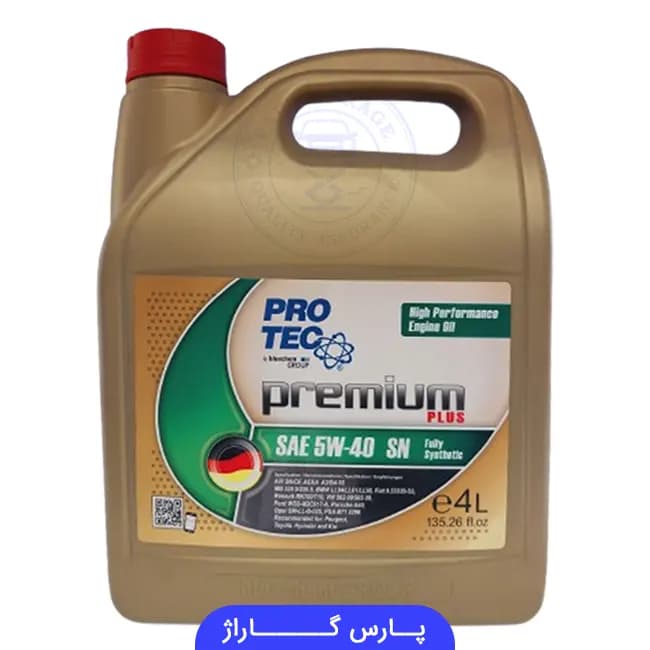 روغن موتور SN پروتک Protech حجم 4 لیتر 5W-40
