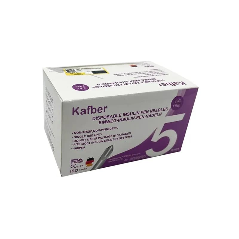 سرسوزن کافبر سایز 5 میلی متری/ گیج 32 بسته 100 عددی