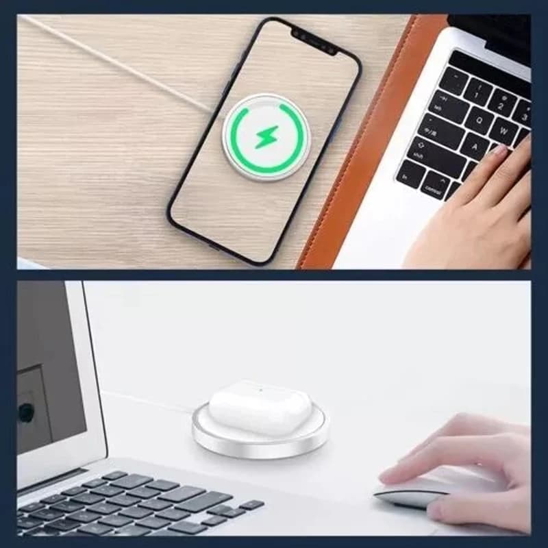 شارژر MagSafe اپل | شارژر بی‌سیم 15 واتی اورجینال با کابل USB-C — تصویر ۳