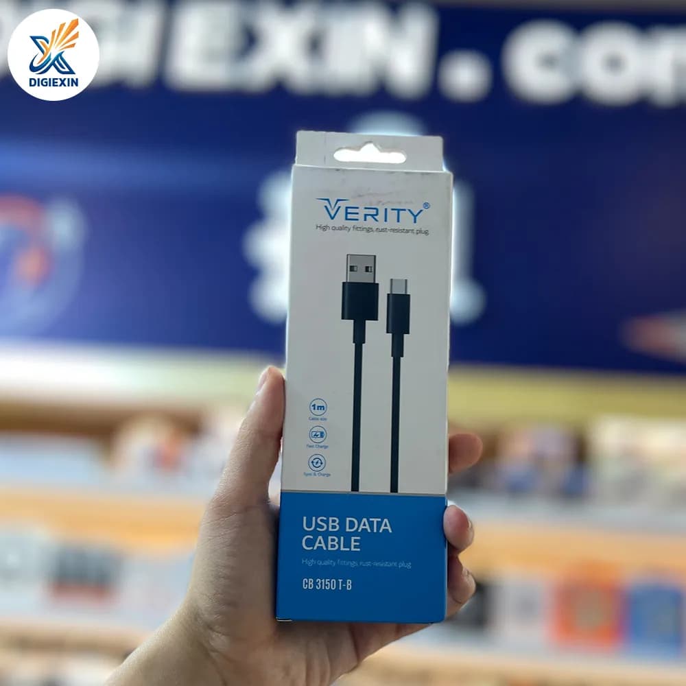 کابل تبدیل USB به USB-C وریتی مدل CB 3150T-B طول 1 متر — تصویر ۴