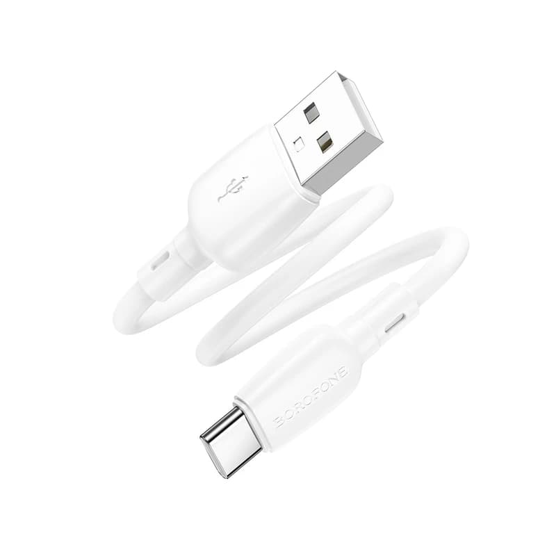 کابل بروفون مدل BX93 | کابل USB-A به USB-C 27 واتی 25 سانتی‌متری با محافظت هوشمند — تصویر ۳