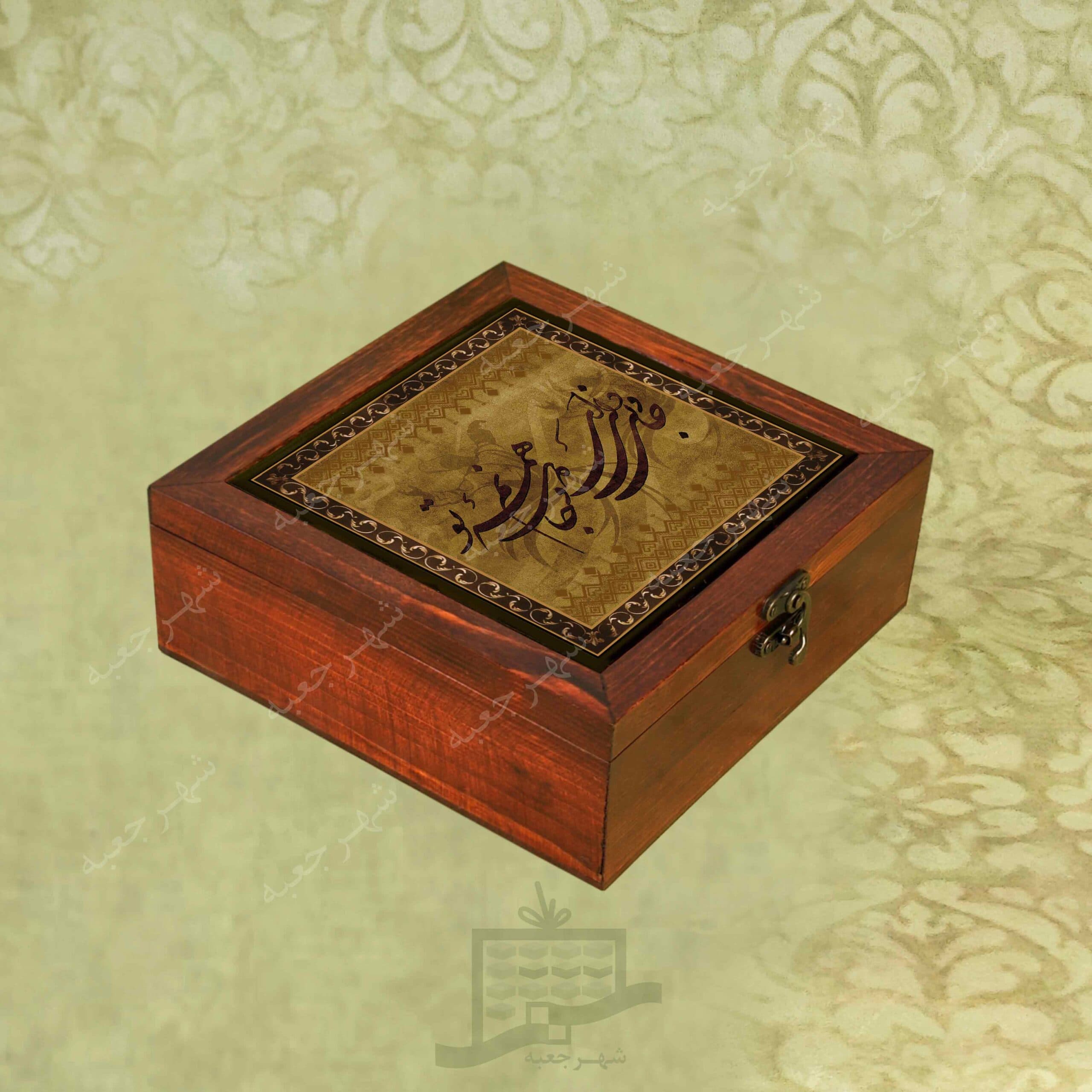 جعبه چوبی (طرح M21*2*20)-آجیل و خشکبار،دمنوش،گز و شکلات،کادو
