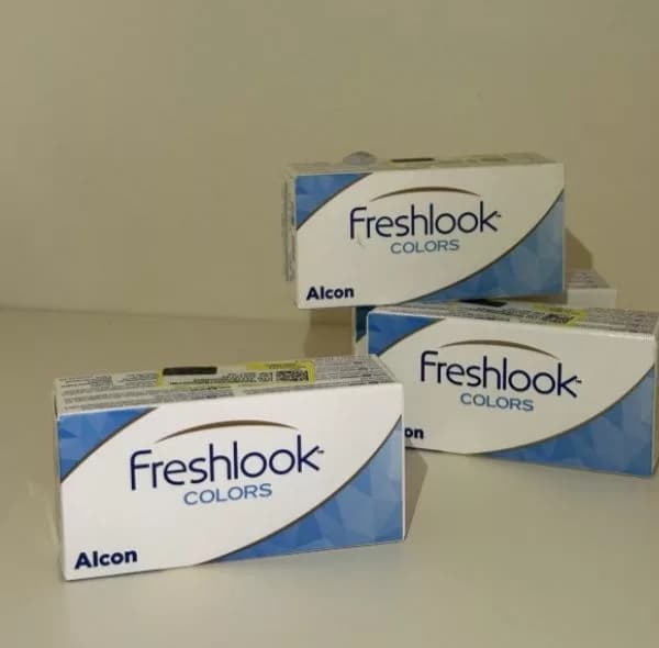 لنز چشم آلکان مدل freshlook رنگ آبی — تصویر ۲