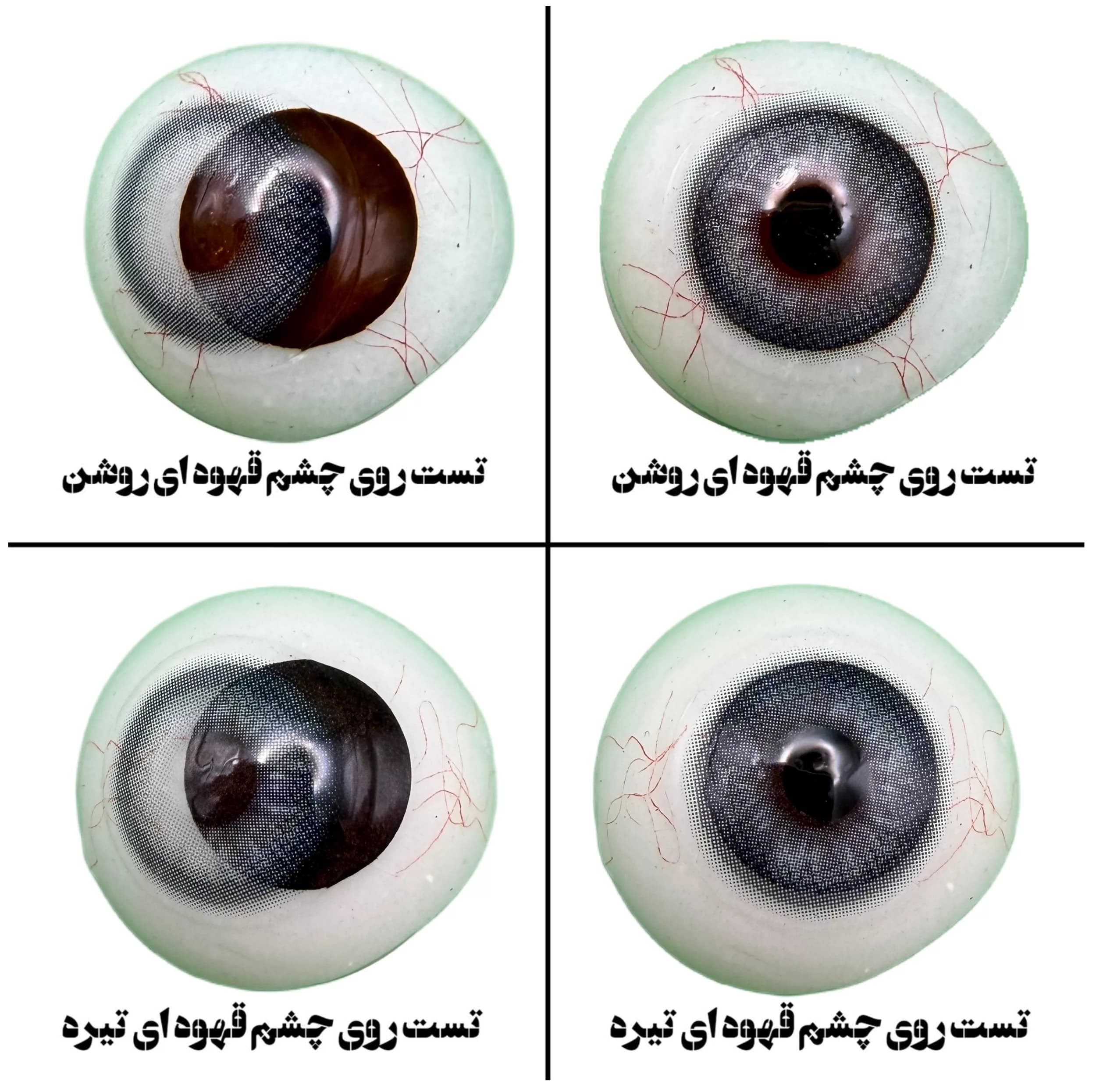 لنز چشم میس لنز مدل ENDLESS BL رنگ طوسی آبی یخی دوردار — تصویر ۳