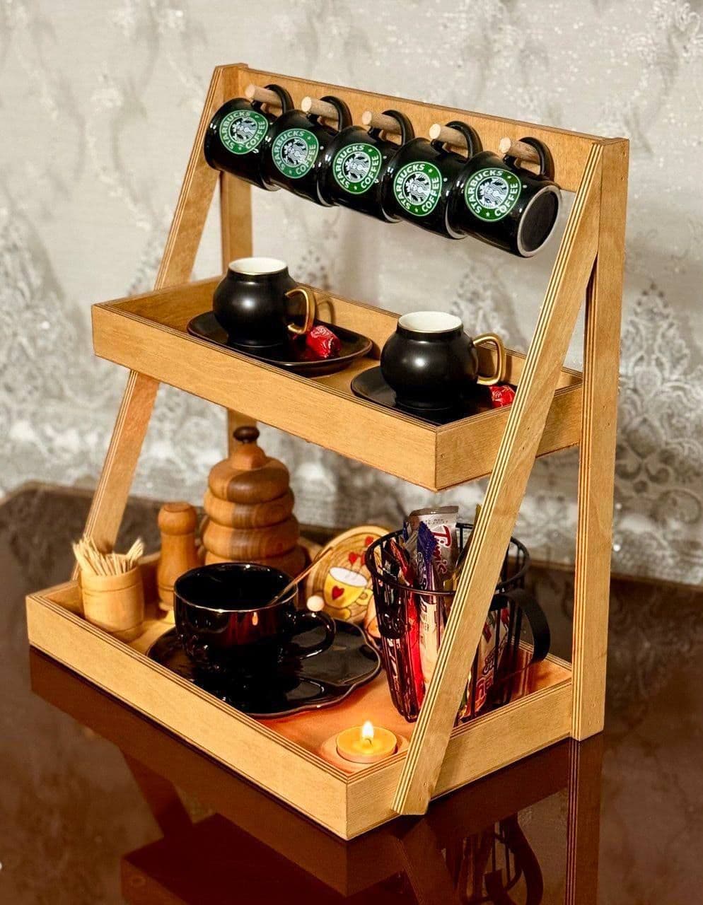 استند چوبی 6 آویز دار کد 326
