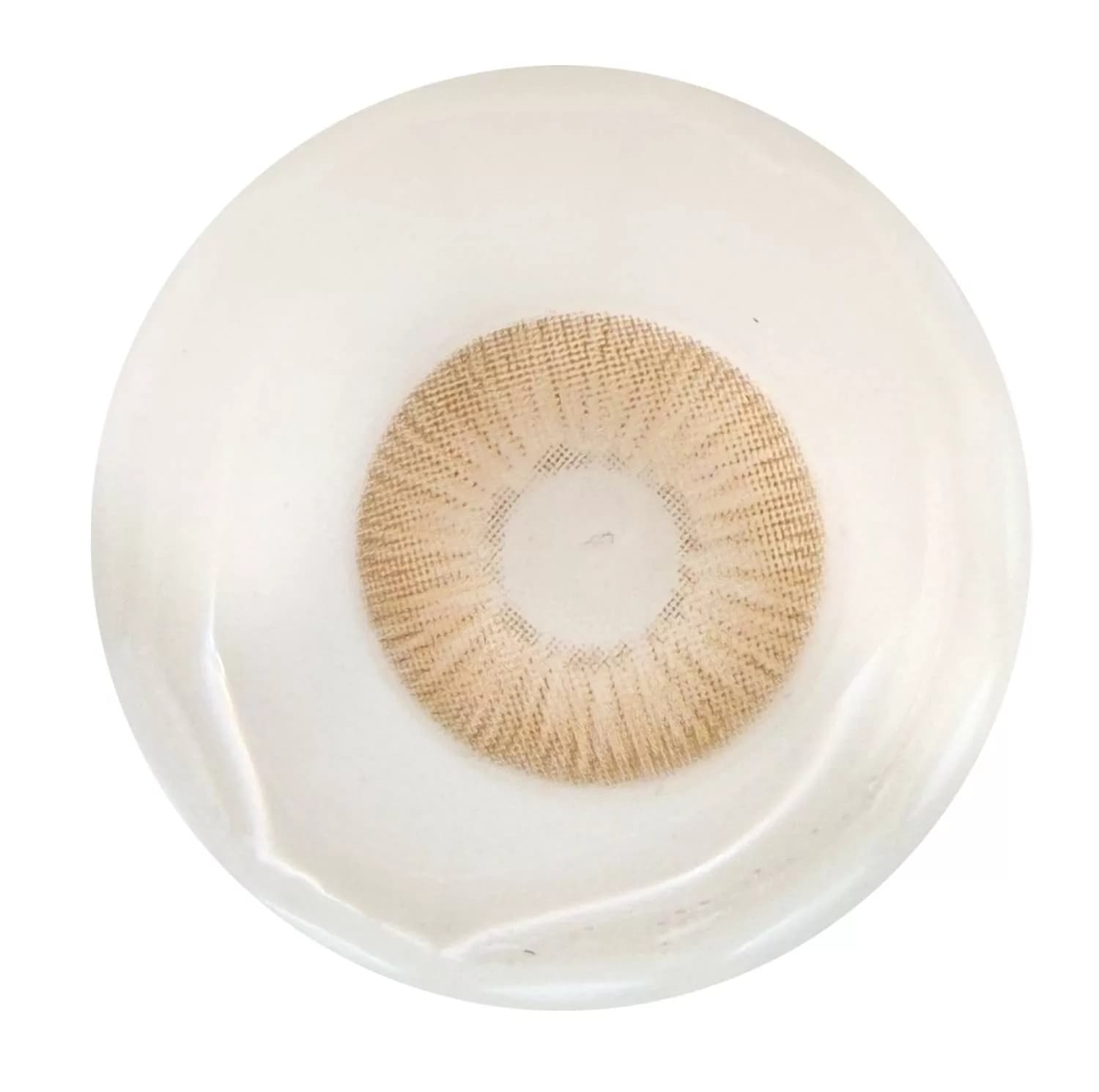 لنز چشم رویال ویژن مدل CHANEL BROWN کد 34 رنگ قهوه ای رگه دار بدون دور — تصویر ۲