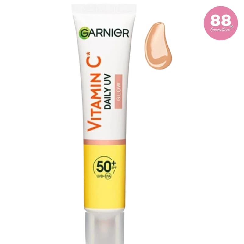 کرم ضد آفتاب رنگی گارنیر حاوی ویتامین C مناسب انواع پوست با +SPF50 حجم 40 میل