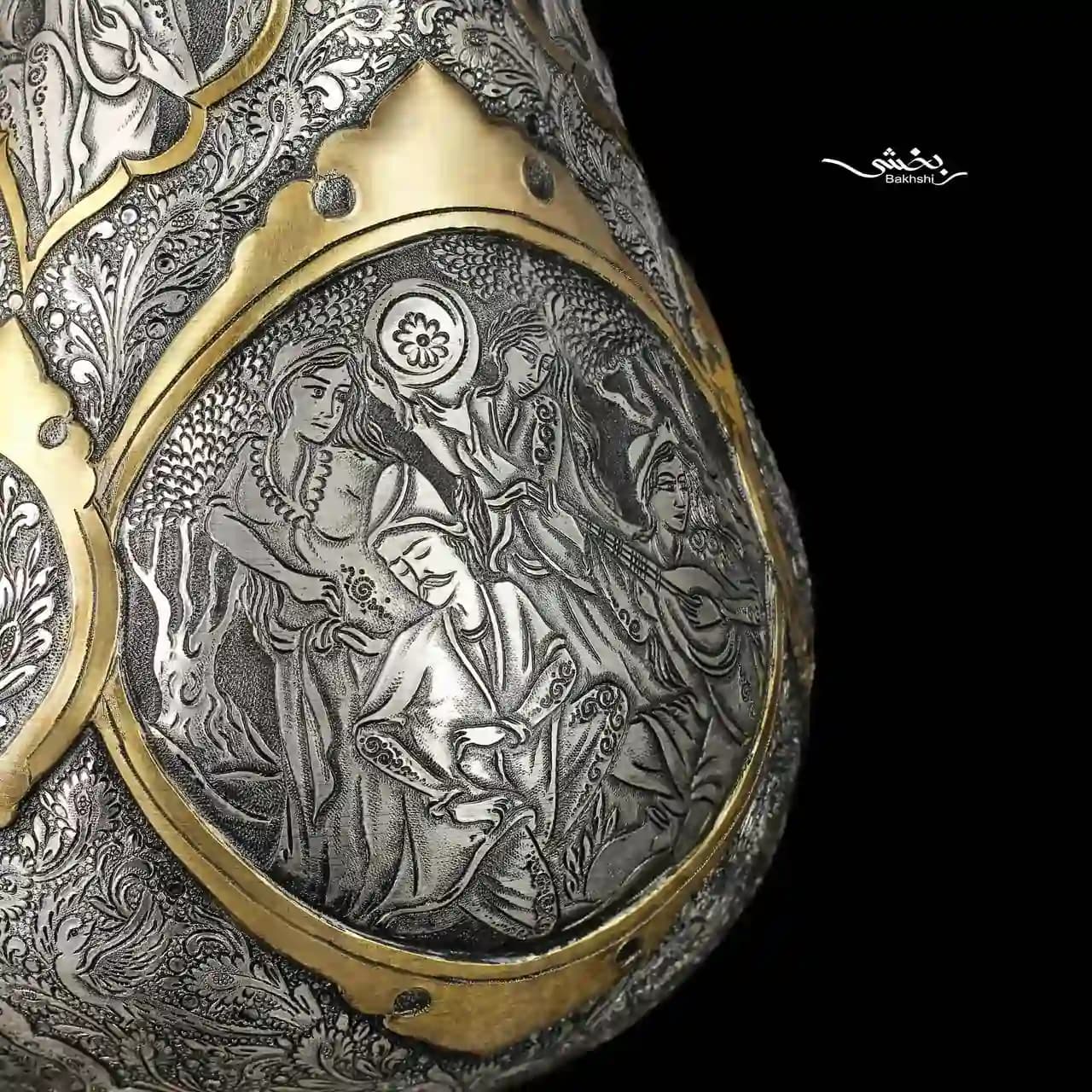 سنبلدان نقره درب دار ملغمه اعلا — تصویر ۵