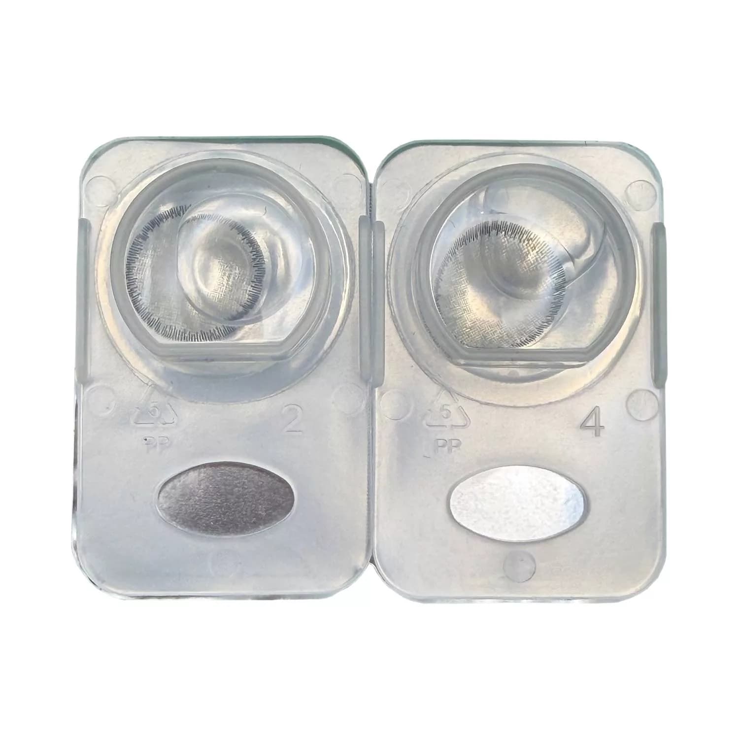 لنز چشم رویال ویژن مدل GRAYNESS کد 01 رنگ طوسی سبز طبیعی دور دار — تصویر ۳