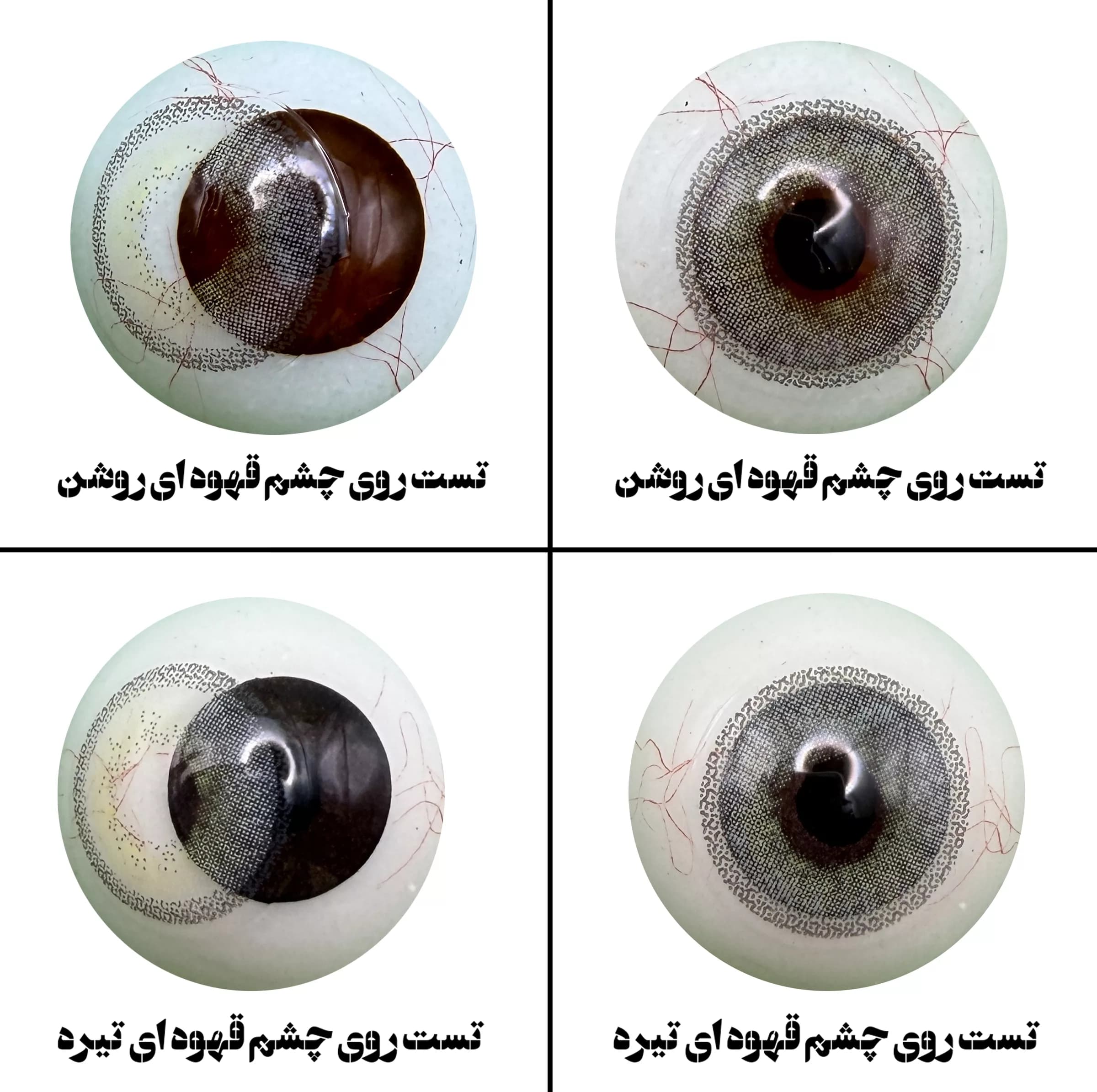 لنز چشم هرا مدل 09 کد RYA310 رنگ طوسی سبز دور دار — تصویر ۴
