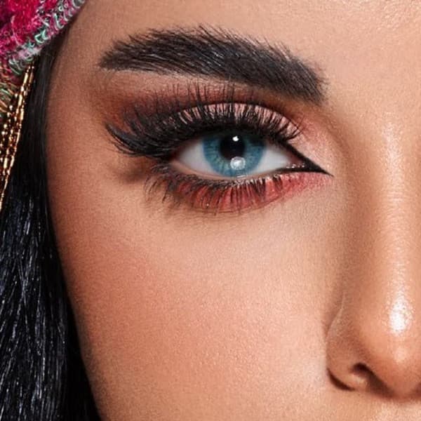 لنز چشم دهب مدل Tiffany B کد 22 رنگ آبی اقیانوسی — تصویر ۴