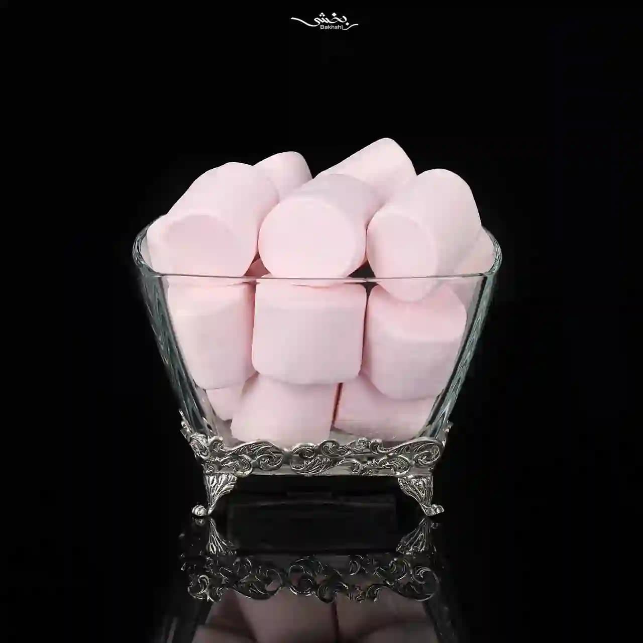 شکلات خوری بلور نقره مربع ابر و باد — تصویر ۳
