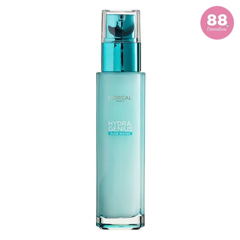 سرم آبرسان شیشه ای لورال loreal آلوئه ورا مناسب پوست های خشک و حساس حجم 70 میل