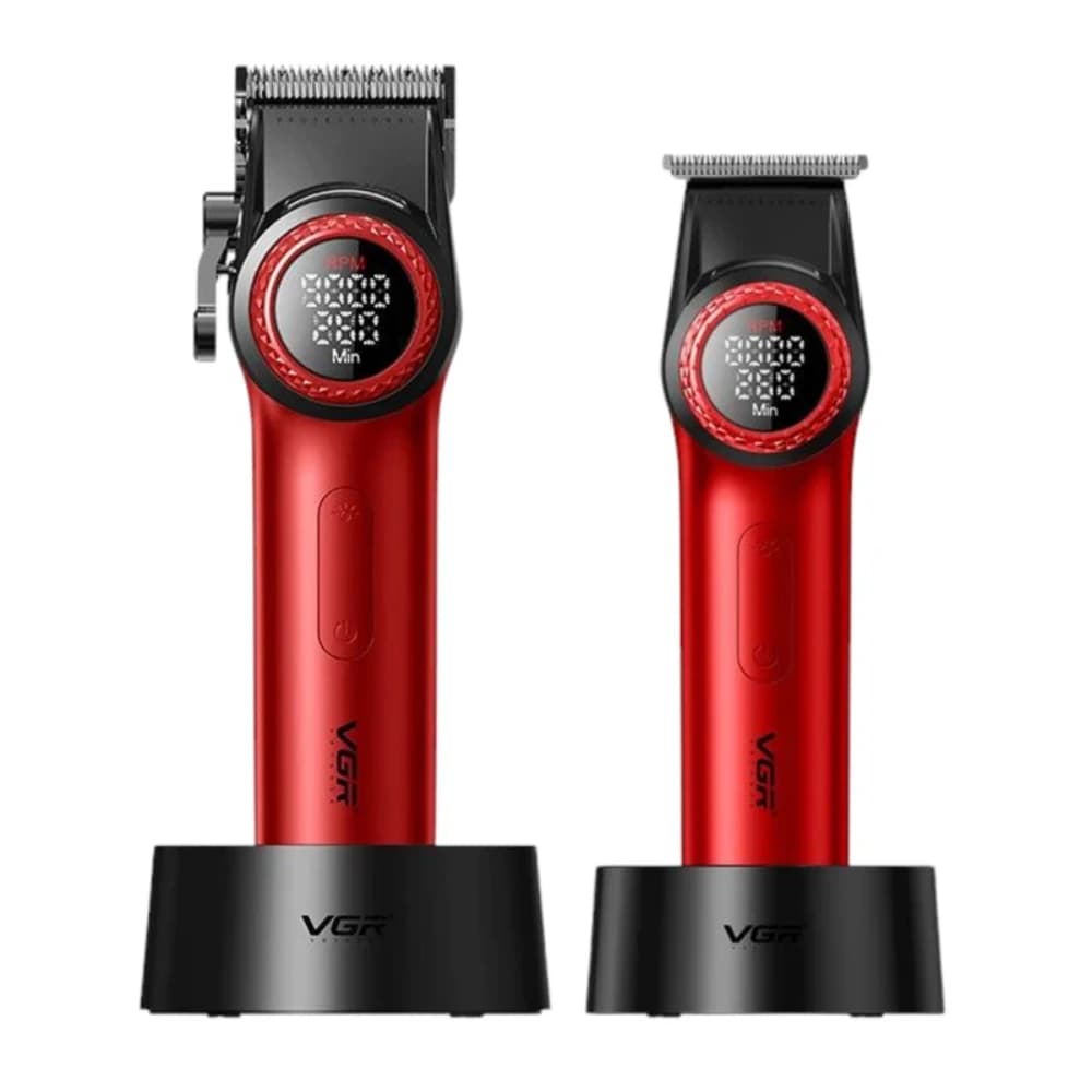 ماشین اصلاح موی سر و صورت شارژی وی جی ار مدل v-001 v–977