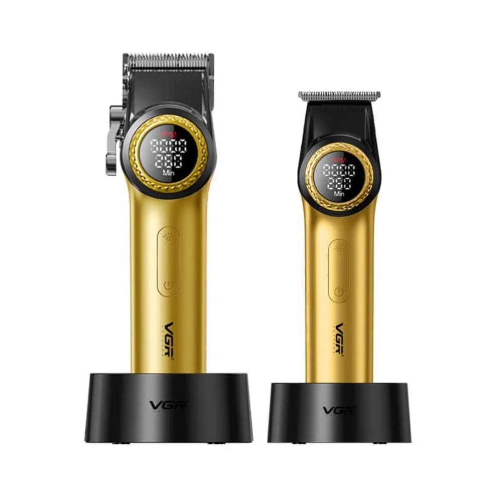 ماشین اصلاح موی سر و صورت شارژی وی جی ار مدل v-001 v–977 — تصویر ۲