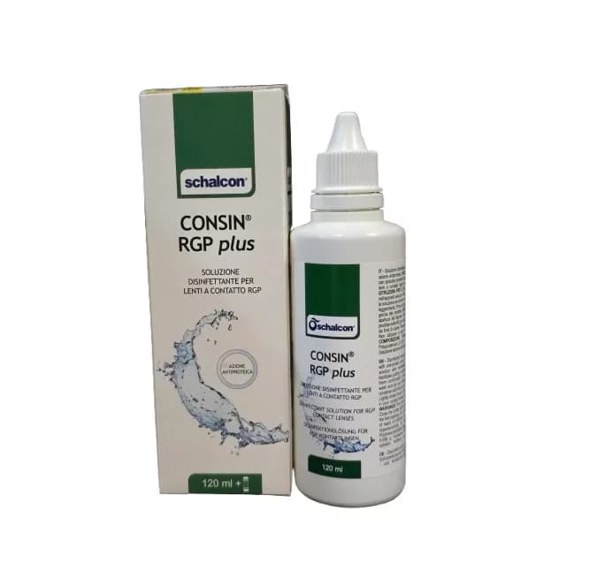 محلول شستشوی لنز هارد شالکون مدل Consin RGP Plus حجم 120میلی لیتر