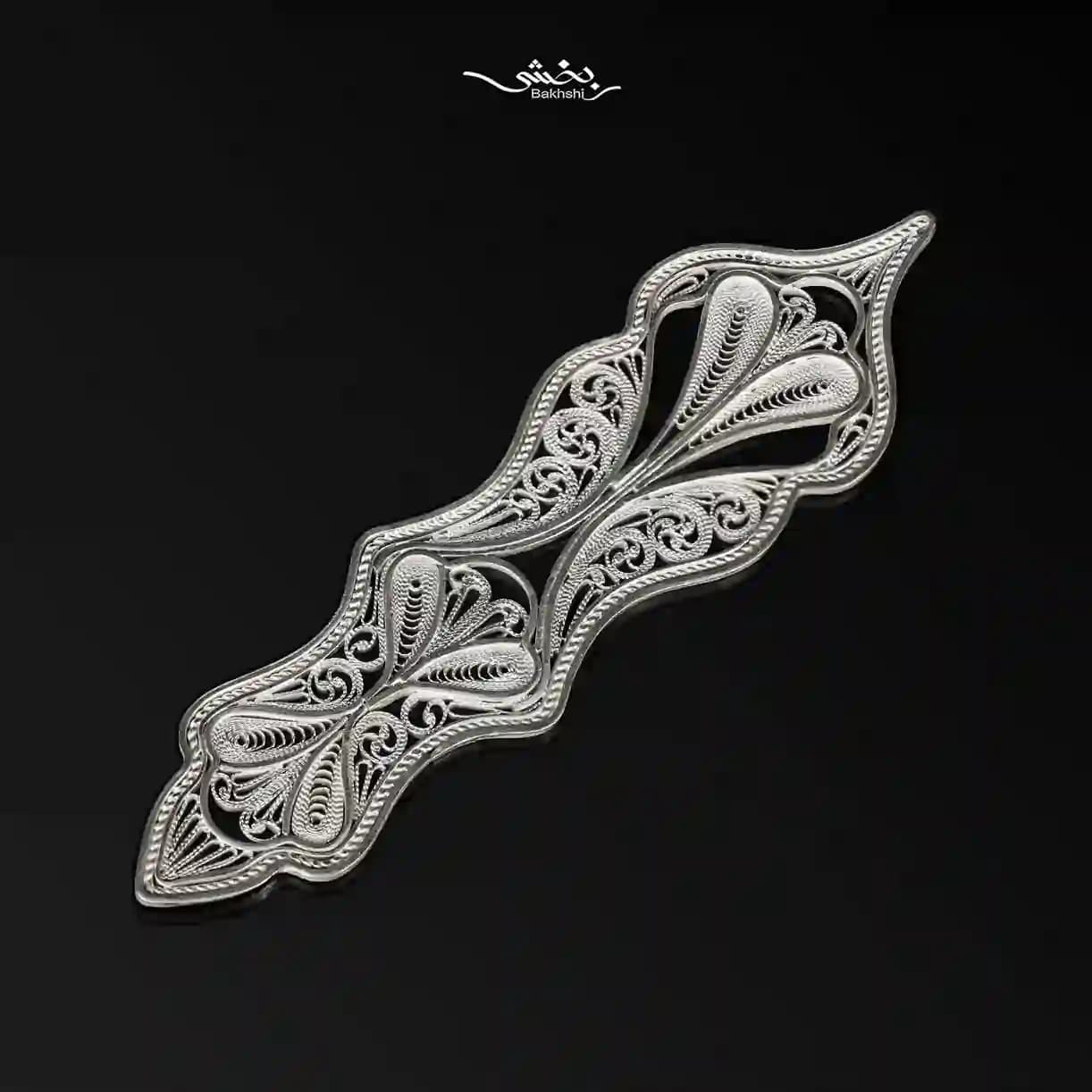 گل نقره ملیله زنجان مخصوص کریستال کد5