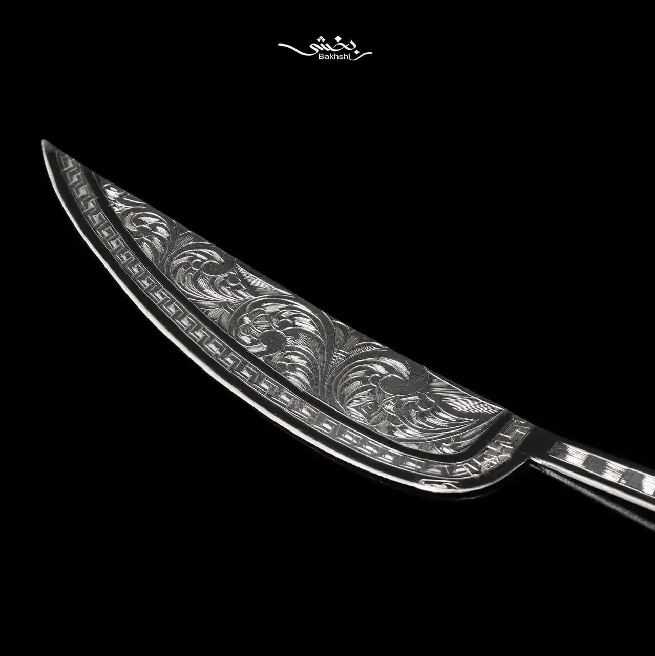 کارد کیک نقره قلم تبریز کد6 — تصویر ۲