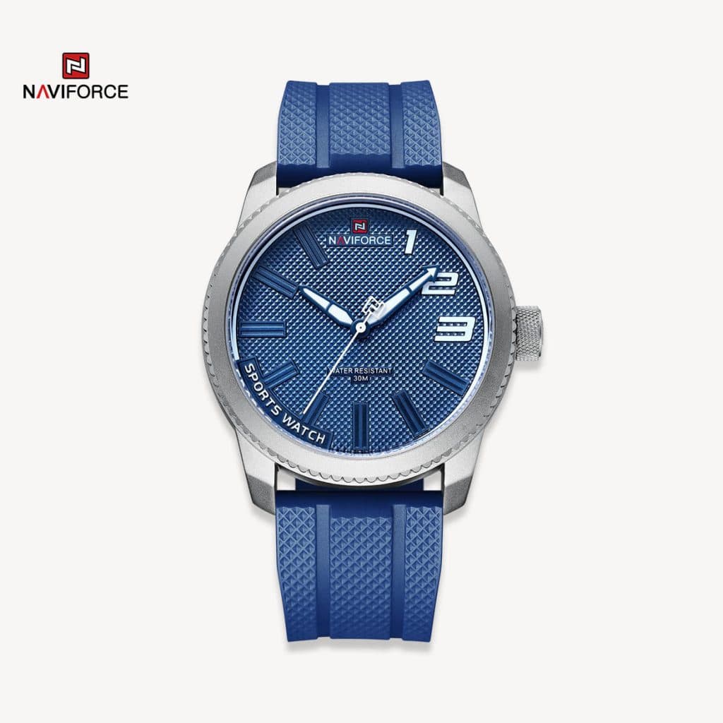ساعت مردانه نیوی فورس Naviforce NF 9202 S/W/BE