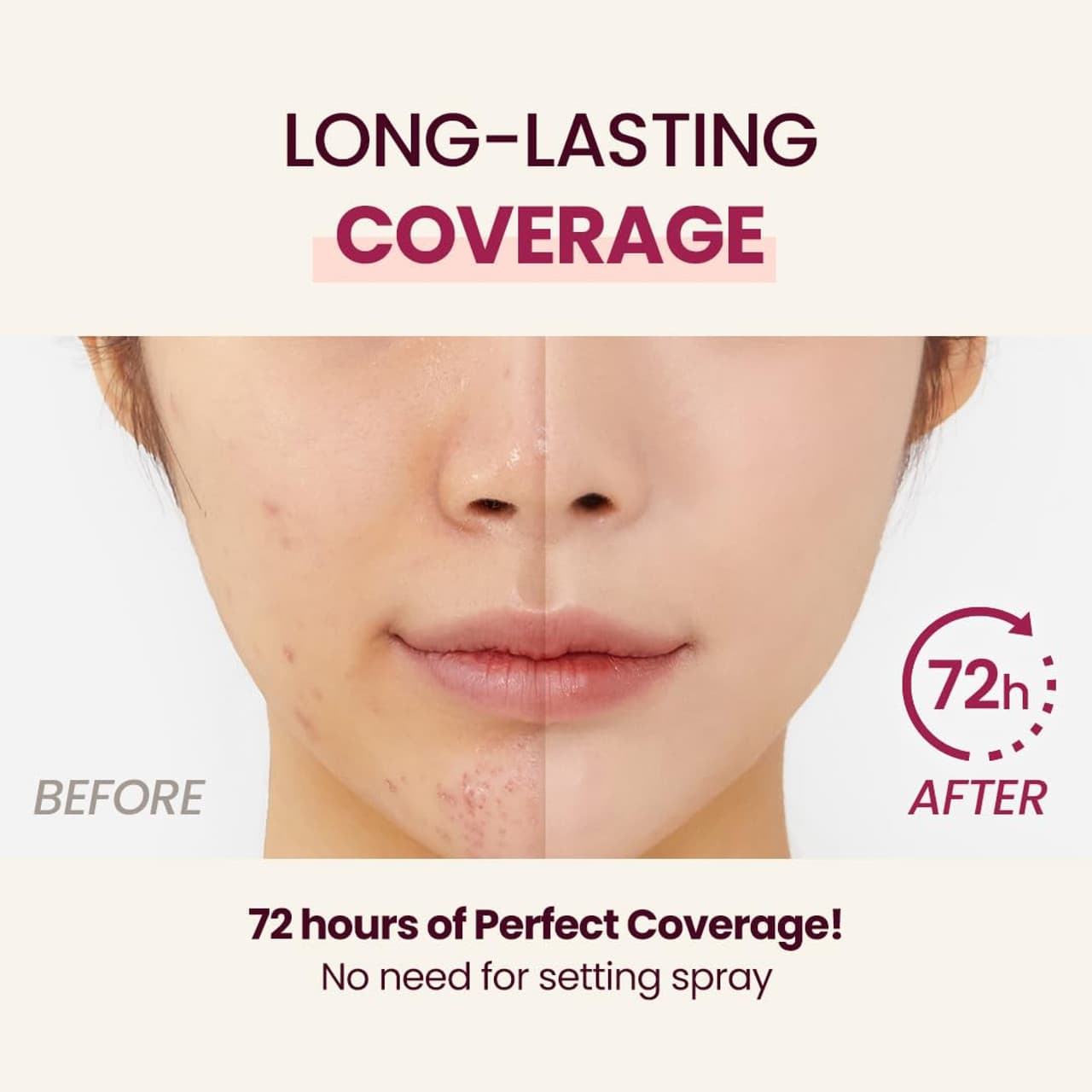 کوشن صورتی Mask Fit All Cover Pink Cushion تیر تیر — تصویر ۴