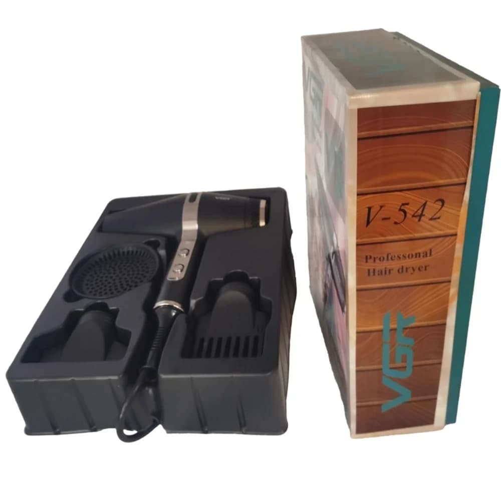 سشوار حرفه‌ای 2400 وات وی جی ار مدل 542 — تصویر ۲