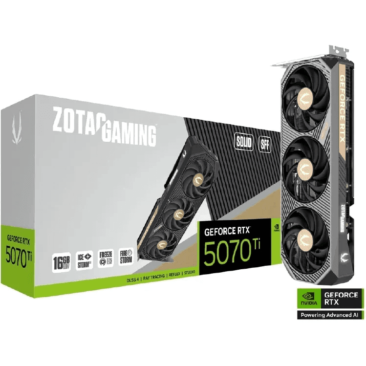 کارت گرافیک زوتک مدل RTX 5070 Ti SOLID SFF 16GB — تصویر ۹