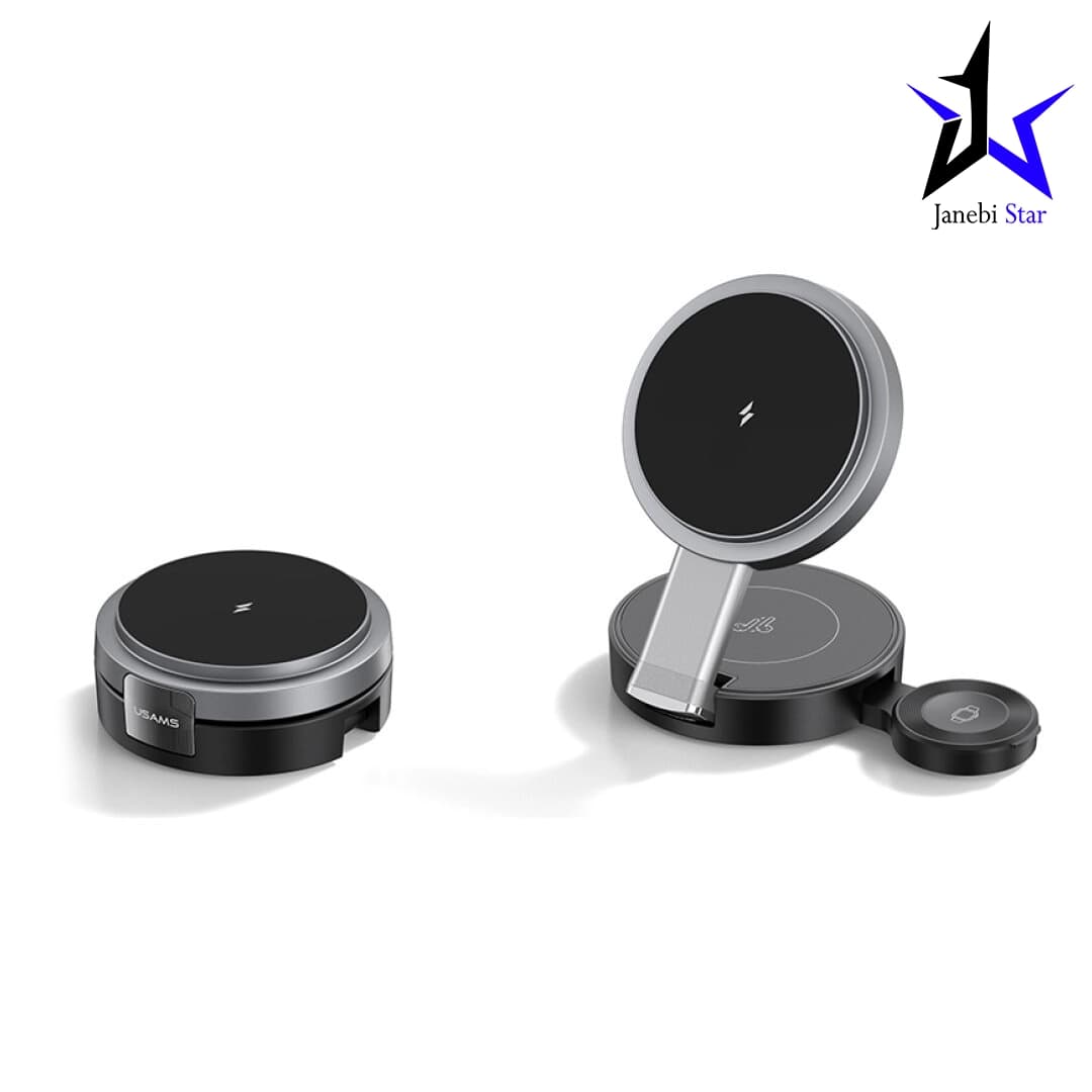 شارژر وایرلس سه کاره یوسمز مدل CD234 — تصویر ۲