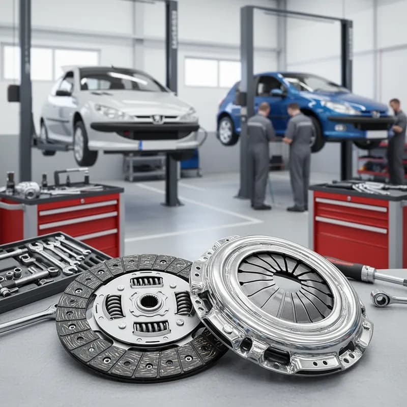 پکیج تعویض دیسک و صفحه کلاچ پژو 206، 207 و رانا | قطعه + اجرت + گارانتی