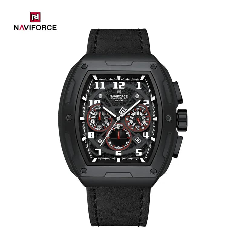 ساعت مردانه نیوی فورس Naviforce NF 8053 B/W/B