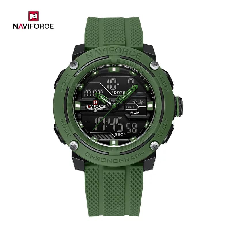 ساعت مردانه نیوی فورس Naviforce NF 7114 GN/GN
