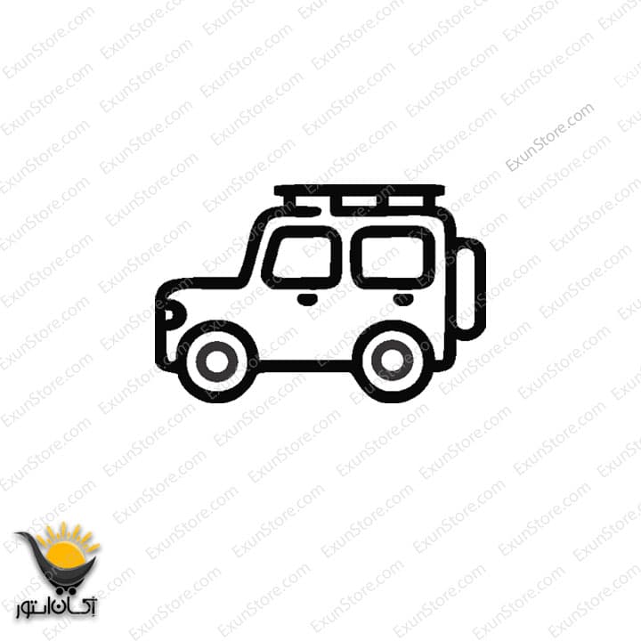 برچسب بدنه خودرو طرح ماشین آفرود