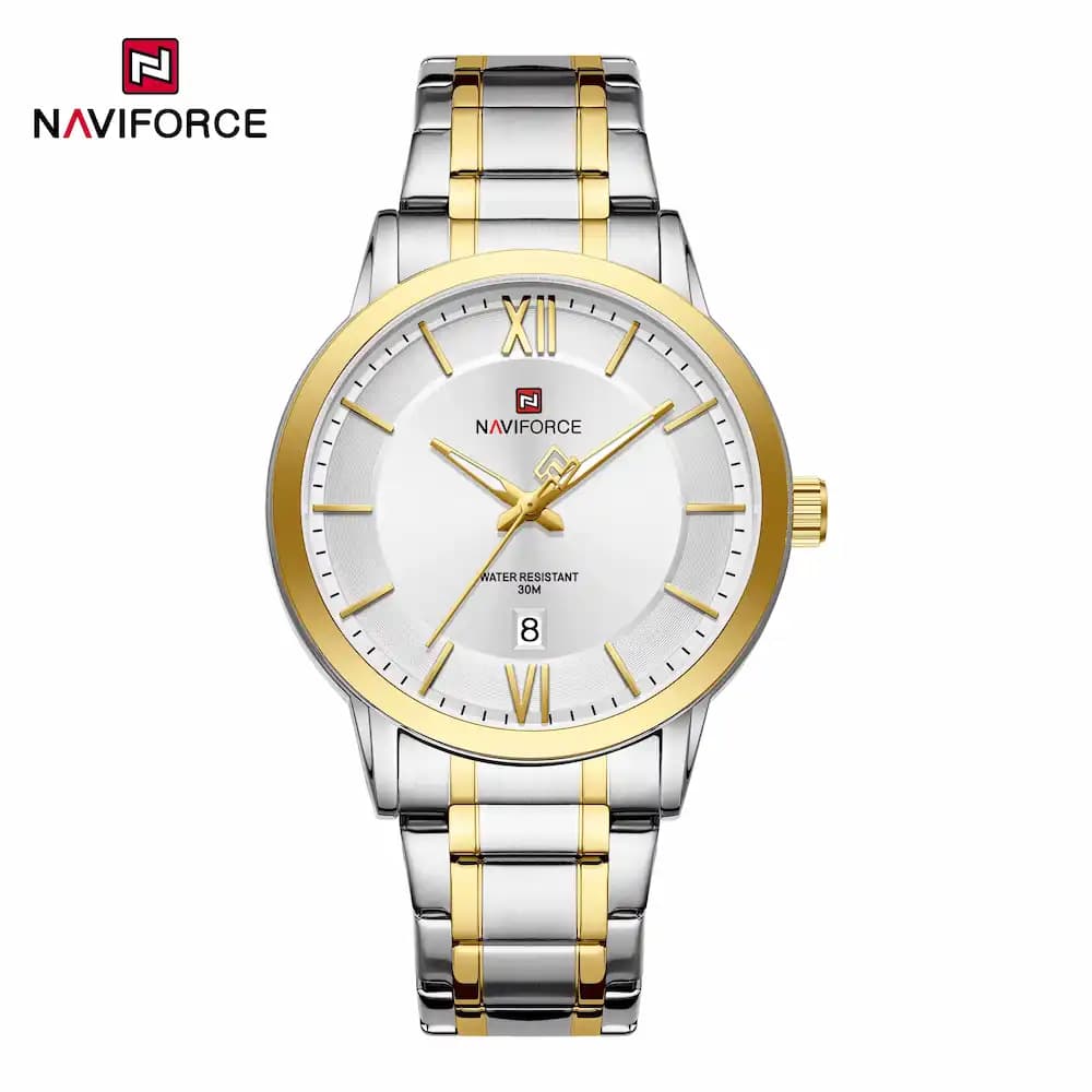 ساعت مردانه نیوی فورس Naviforce NF 9254 S/W/G