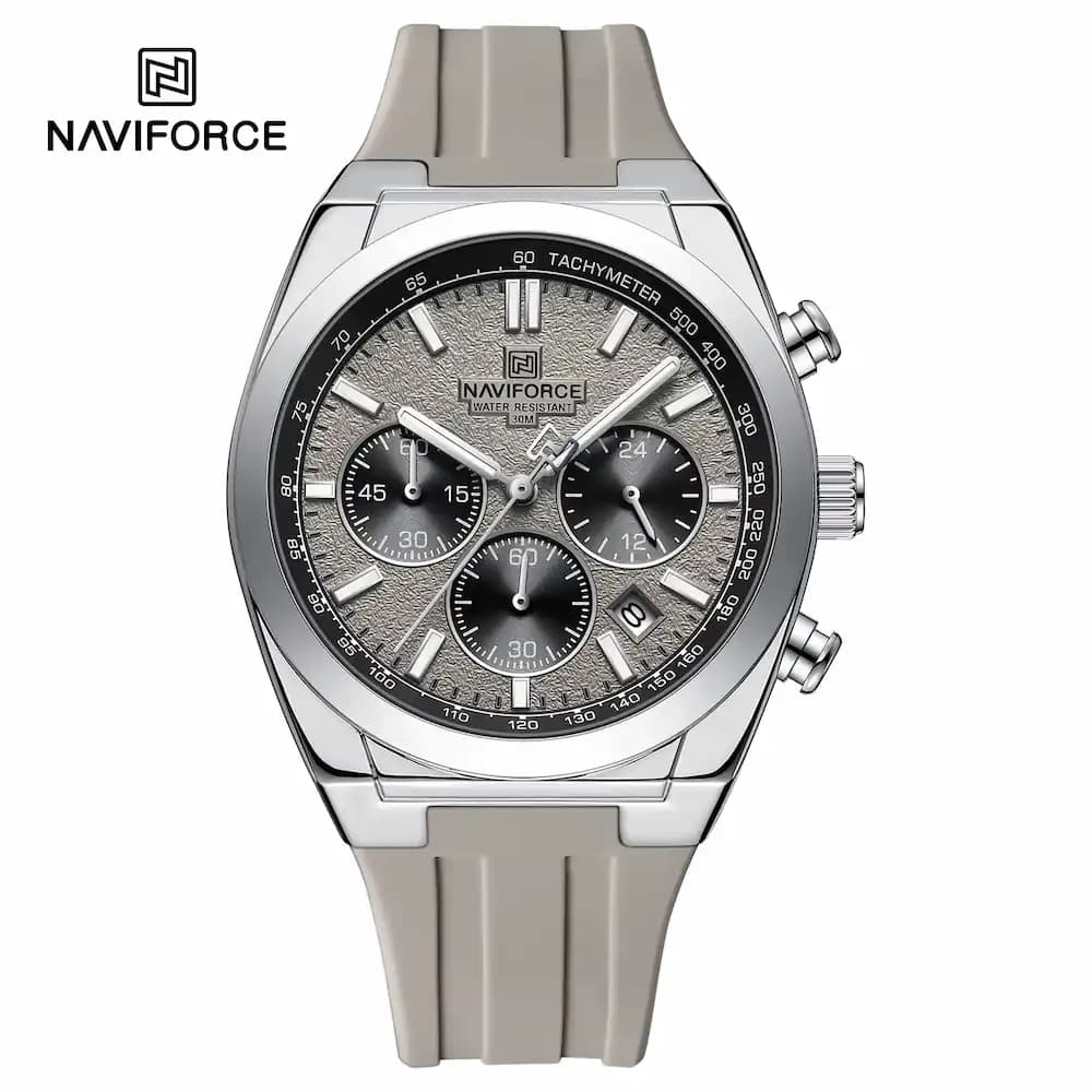 ساعت مردانه نیوی فورس Naviforce NF 8080 S/GY/GY
