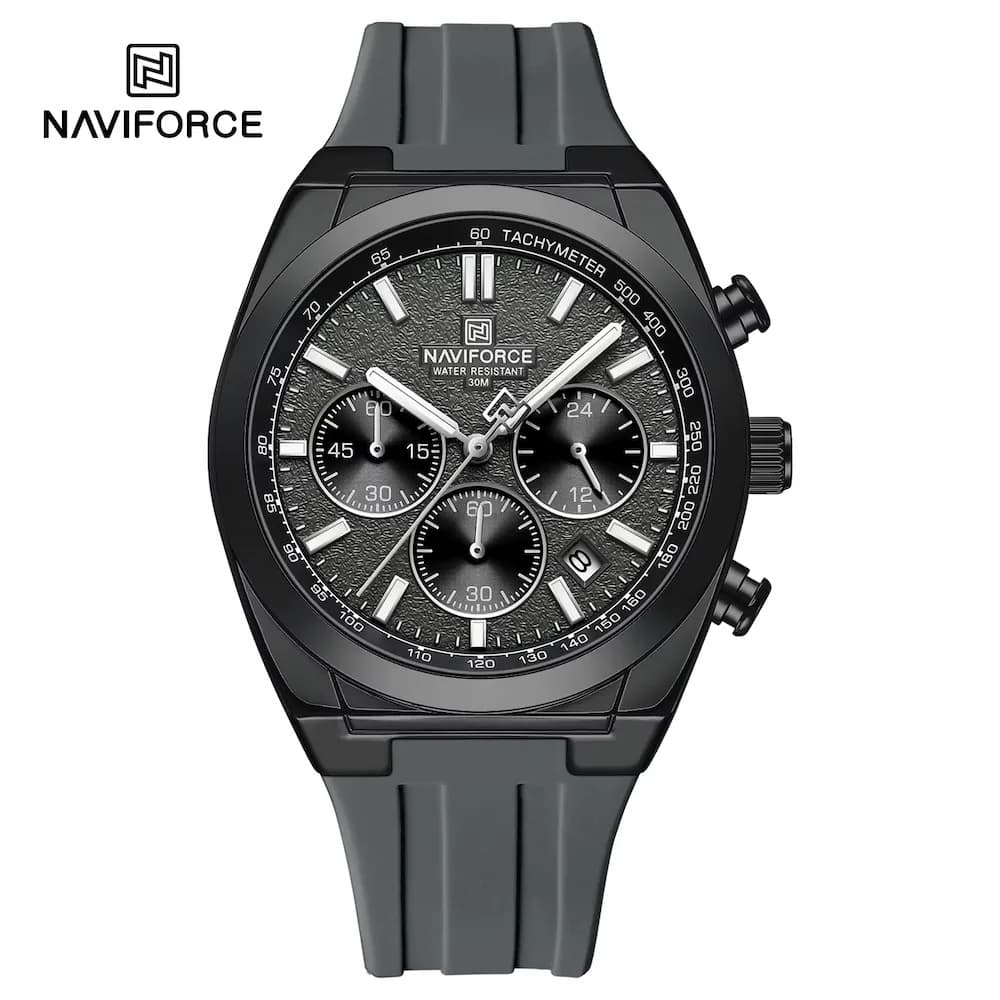 ساعت مردانه نیوی فورس Naviforce NF 8080 B/GY/GY
