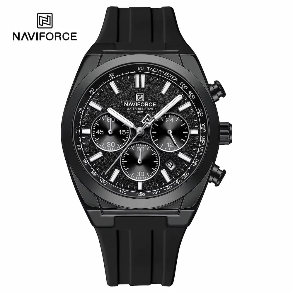 ساعت مردانه نیوی فورس Naviforce NF 8080 B/B/B