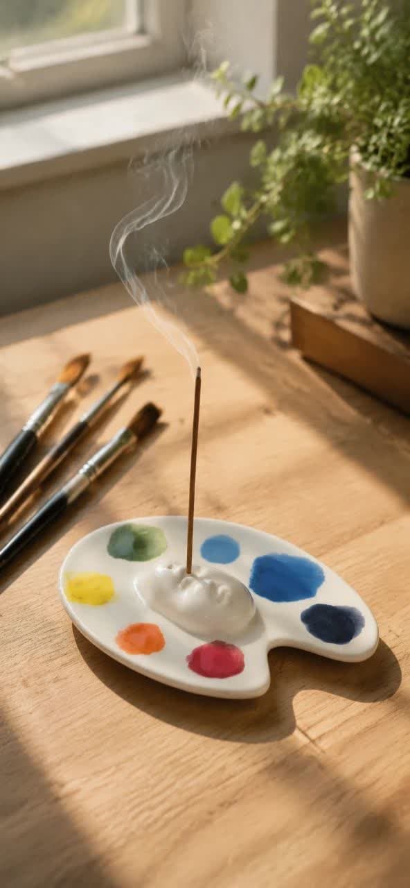 جاعودی سرامیک کوچک پالت رنگ