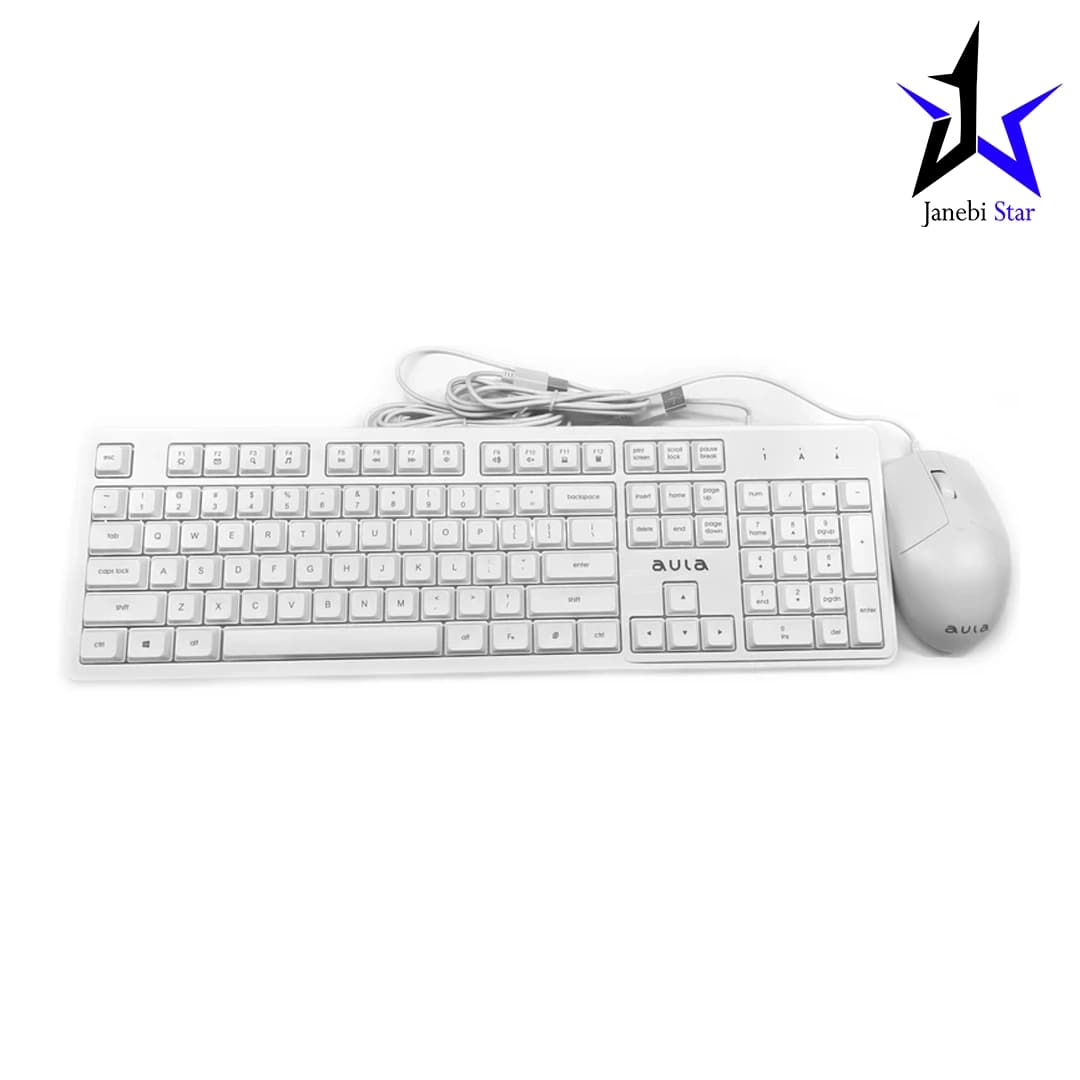 کیبورد و ماوس سیم دار آئولا مدل AC102 — تصویر ۲