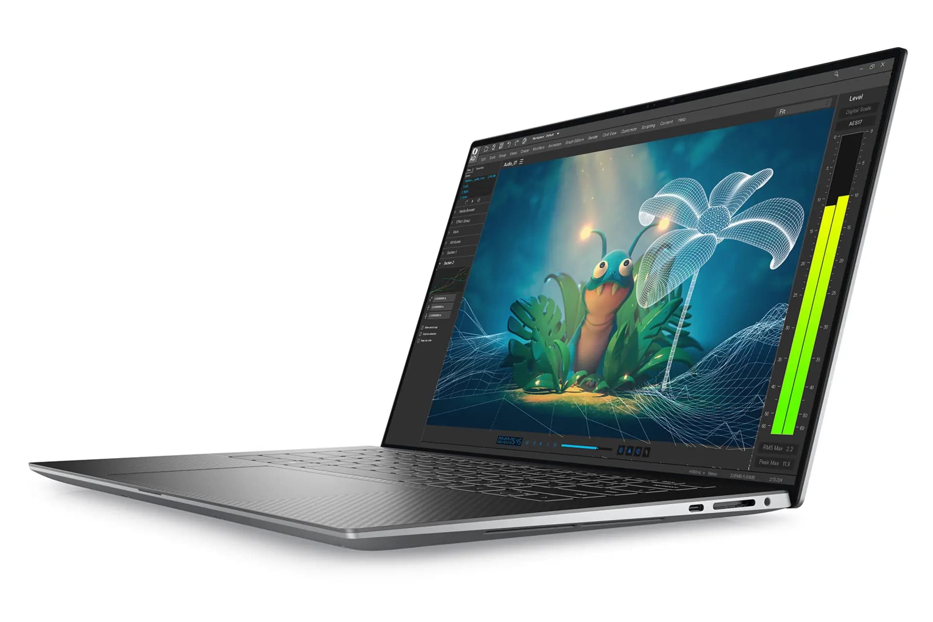 لپ تاپ Dell precision 5570 i7-12800H 16gb 512ssd Full HD 4G RTX A1000 — تصویر ۲
