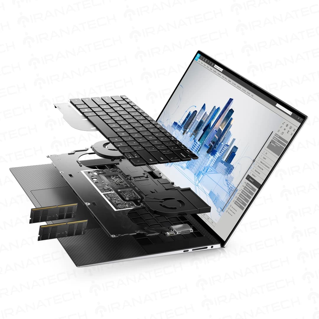 لپ تاپ Dell precision 5560 i7-11 16gb 512ssd 4K Touch — تصویر ۳
